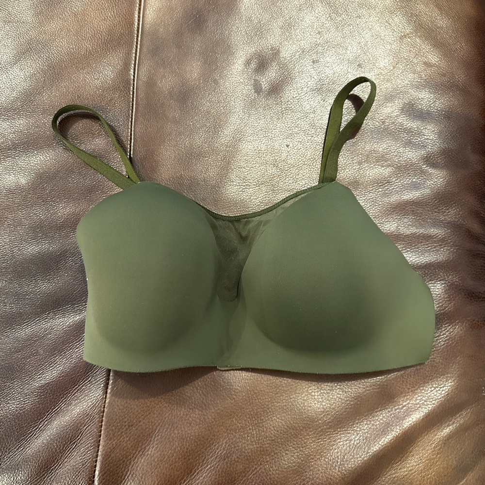 Victoria's Secret Olive Green Bra